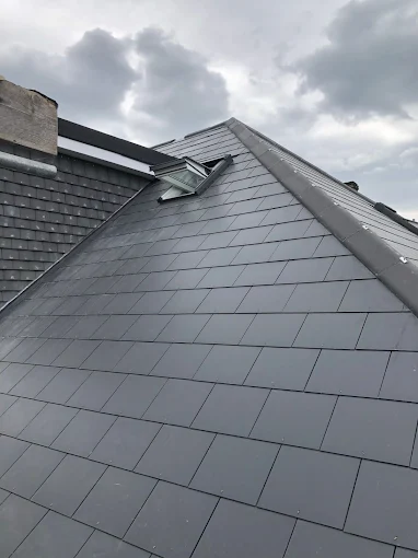 Natural slate pitched roof